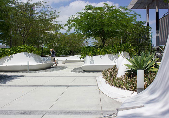 Landscaped architetcure and garden design in Miami, Florida